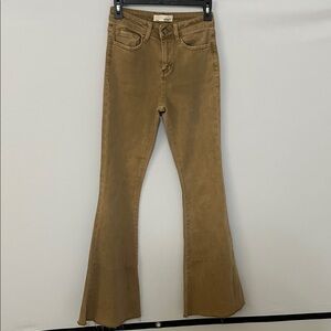 Vervet Flared Brown Jeans